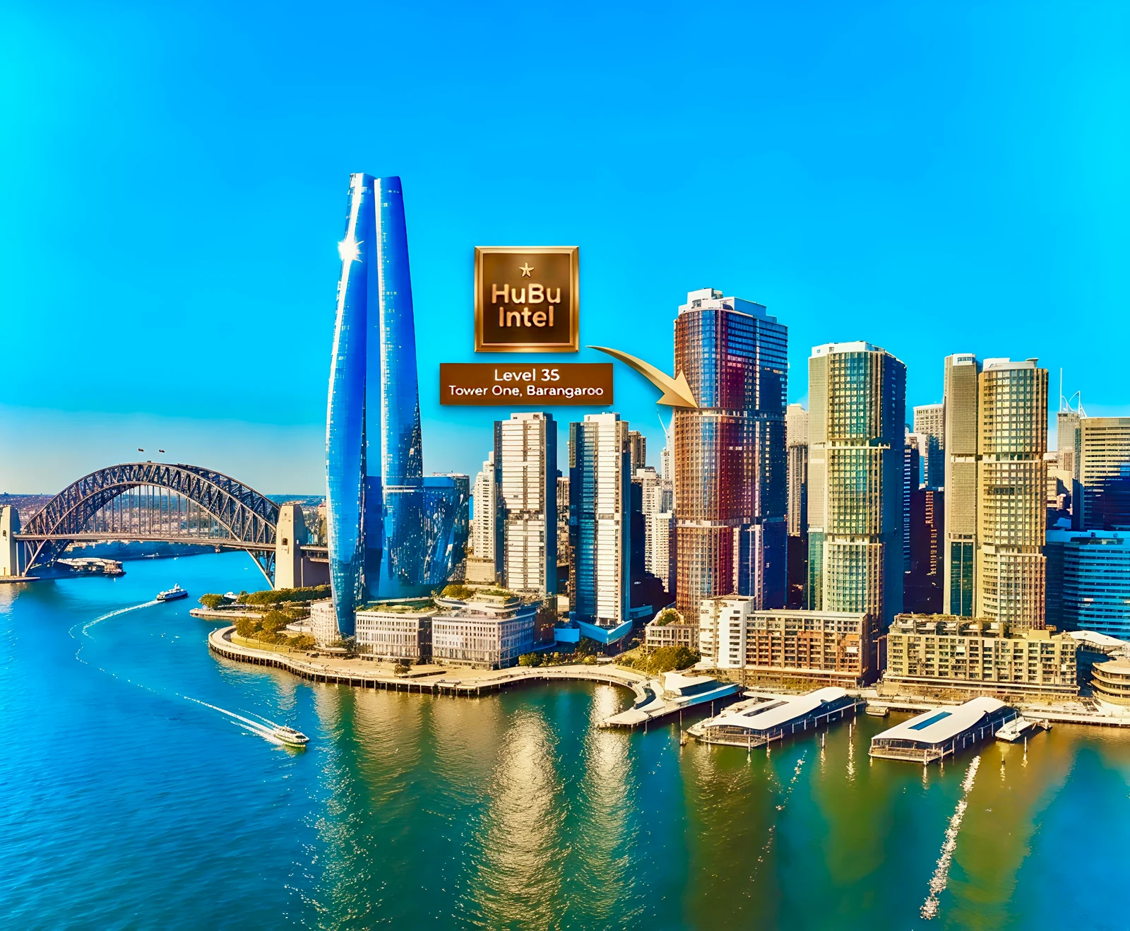 HuBu-Intel headquarters, Tower One, International Towers, Barangaroo, Sydney